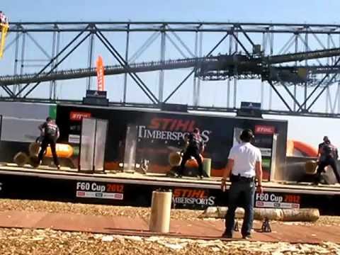 Stihl Timbersports 2012 F 60 Cup Hot Saw Striewe Graf Kraus