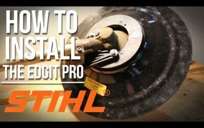 How To Install The Edgit-Pro On A Stihl Trimmer | Step-By-Step
