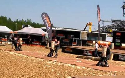 Stihl Timbersports 2012 F 60 Cup Standing Block Chop Ebner Kraus Braun
