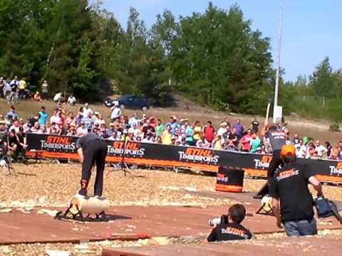 Stihl Timbersports 2012 F 60 Cup Underhand Chop Dengler Stark