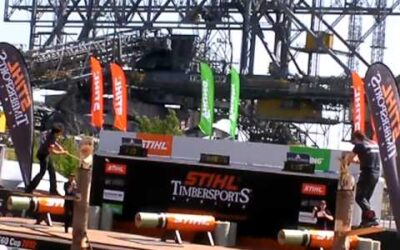 Stihl Timbersports 2012 F 60 Cup Spring Board Dengler Kraus