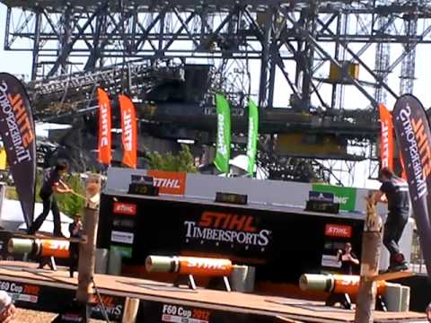 Stihl Timbersports 2012 F 60 Cup Spring Board Dengler Kraus