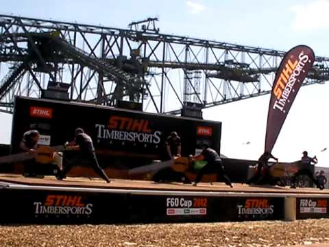 Stihl Timbersports 2012  F 60 Cup Single Buck Jeske Bauer Dengler