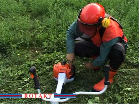 Motocoasa Stihl FS 460 – Rotakt – Pornire si functionare