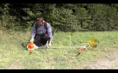 Att starta en röjsåg FS 240 från STIHL. Guide och instruktionsvideo