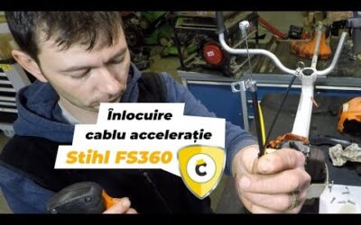 Înlocuire cablu de accelerație motocoasă Stihl FS 360