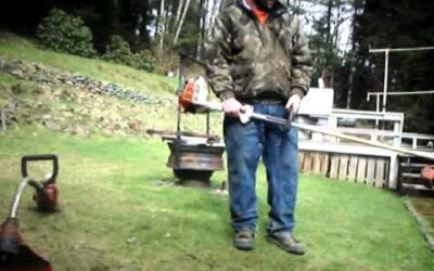 Old start cold start the 2008 STIHL FS 55R