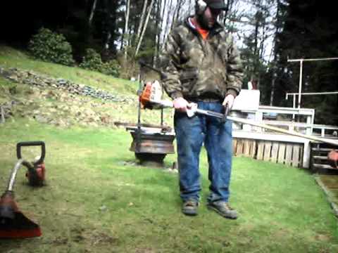 Old start cold start the 2008 STIHL FS 55R