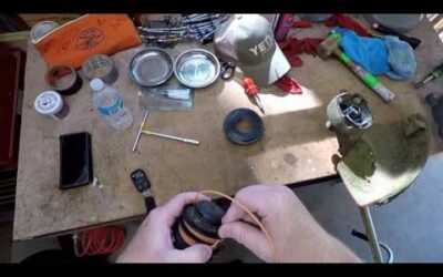 How to restring Stihl Dual Sided Weed Eater Trimmer with double string EASY WAY HACK