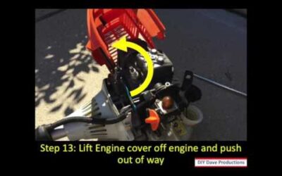 How to fix a gas leak on a  Stihl KM110 trimmer/edger unit