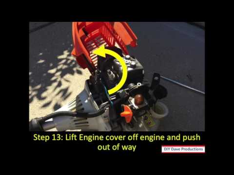 How to fix a gas leak on a  Stihl KM110 trimmer/edger unit