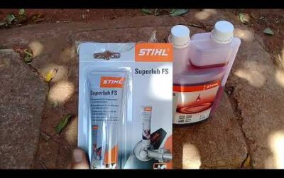 Stihl 2 stroke oil and stihl superlub fs