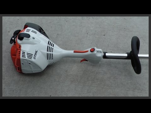 How to start a Stihl FS 56 string trimmer