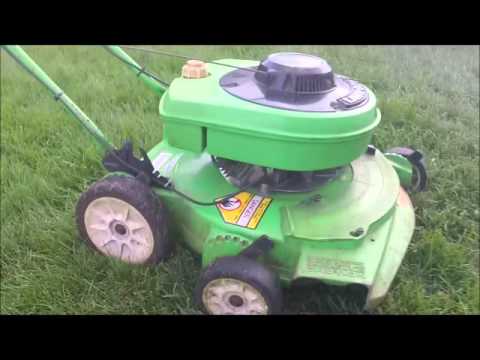 2000 Lawnboy 10401C, Stihl FS 70 And BR420 In Action