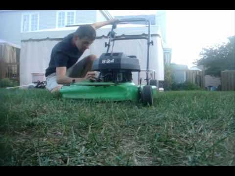 Lawnboy 10401C and Stihl FS 250R, BG 86 In Action