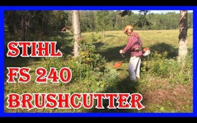 STIHL FS 240 BRUSHCUTTER REVIEW – 10 INCH 120 TOOTH RENEGADE  BLADE
