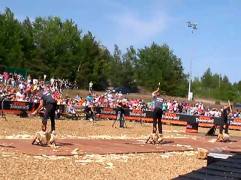 Stihl Timbersports 2012 F 60 Cup Underhand Chop Thoma Striewe Dengler