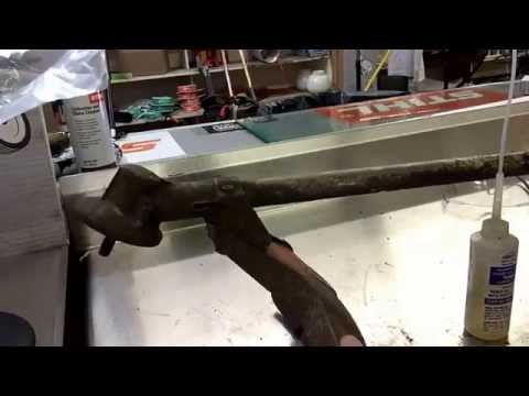 Installing cutting attachment on Stihl FS 56RCE
