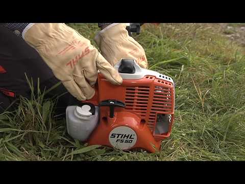 Porady STIHL: Rozruch kosy spalinowej 1/2