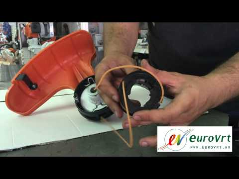 Namatanje niti (flaksa) na automatsku glavu Stihl Supercut 20-2 i 40-2 motorne kose (trimera)