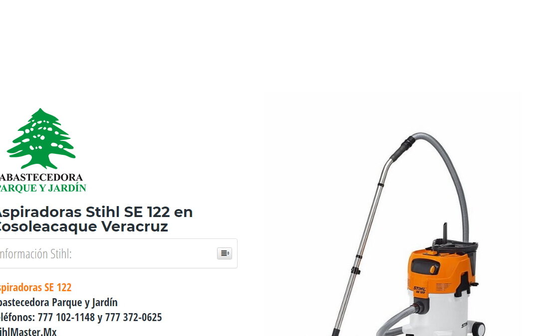 Aspiradoras Stihl SE 122 en Cosoleacaque Veracruz