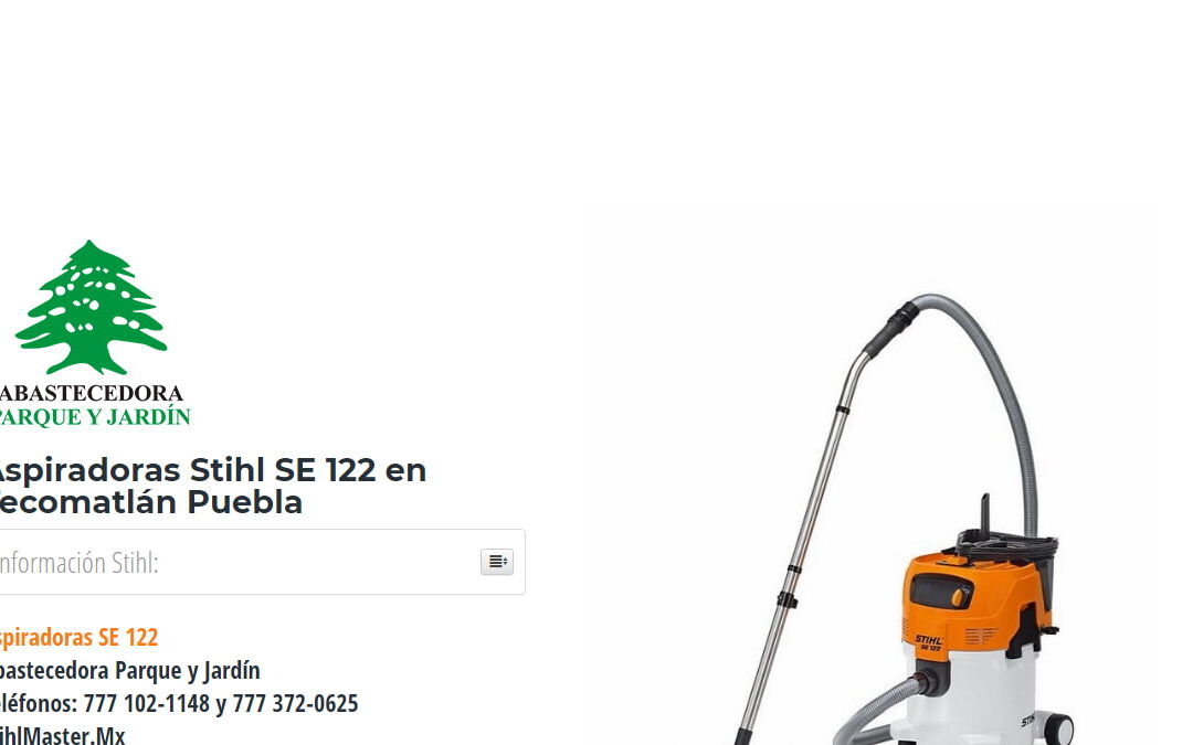 Aspiradoras Stihl SE 122 en Tecomatlán Puebla