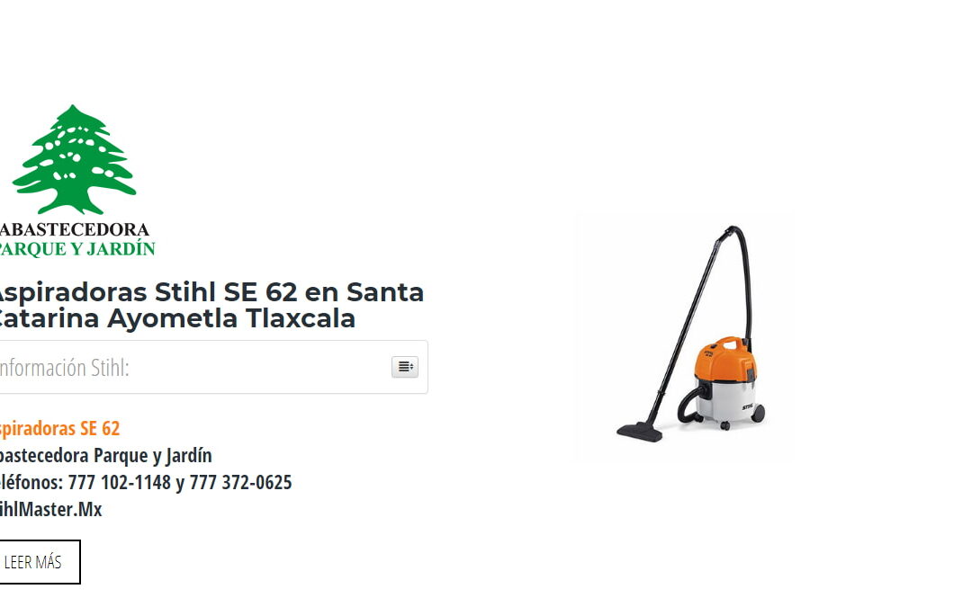 Aspiradoras Stihl SE 62 en Santa Catarina Ayometla Tlaxcala
