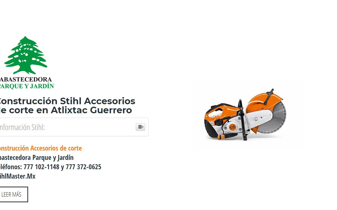 Construcción Stihl Accesorios de corte en Atlixtac Guerrero