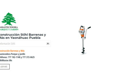 Construcción Stihl Barrenas y Más en Yaonáhuac Puebla