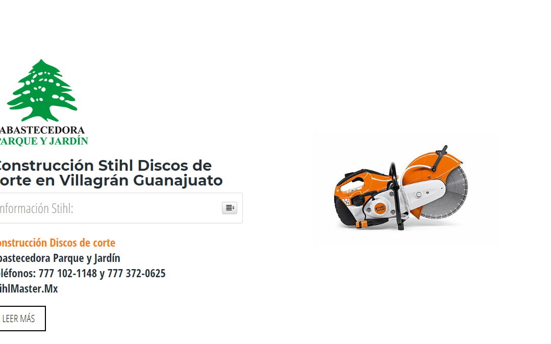 Construcción Stihl Discos de corte en Villagrán Guanajuato