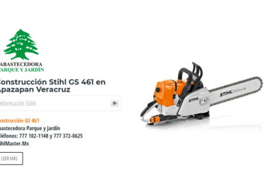 Construcción Stihl GS 461 en Apazapan Veracruz