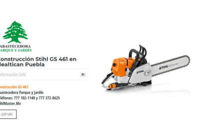 Construcción Stihl GS 461 en Nealtican Puebla