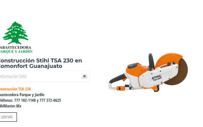 Construcción Stihl TSA 230 en Comonfort Guanajuato