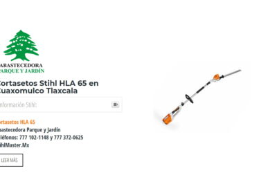 Cortasetos Stihl HLA 65 en Cuaxomulco Tlaxcala
