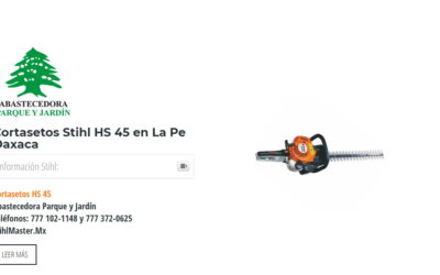 Cortasetos Stihl HS 45 en La Pe Oaxaca