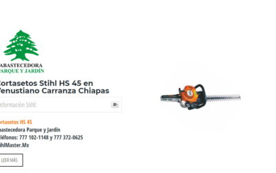 Cortasetos Stihl HS 45 en Venustiano Carranza Chiapas