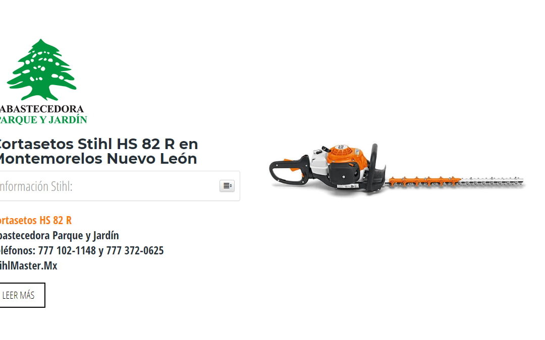 Cortasetos Stihl HS 82 R en Montemorelos Nuevo León