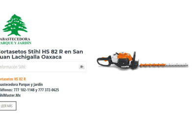 Cortasetos Stihl HS 82 R en San Juan Lachigalla Oaxaca