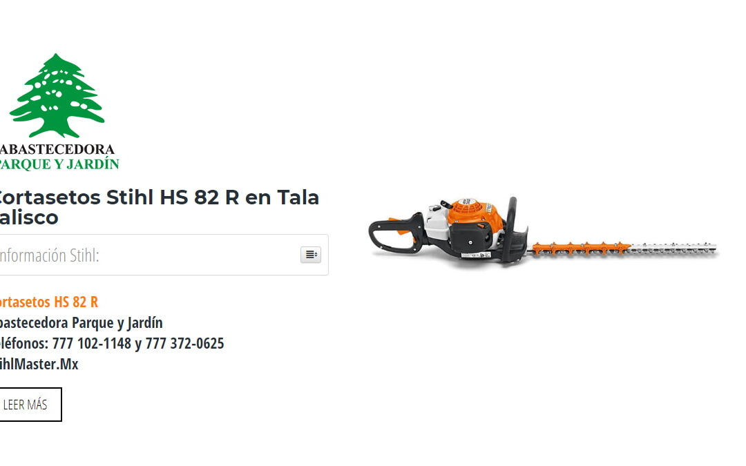 Cortasetos Stihl HS 82 R en Tala Jalisco