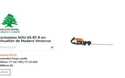 Cortasetos Stihl HS 87 R en Ixhuatlán de Madero Veracruz