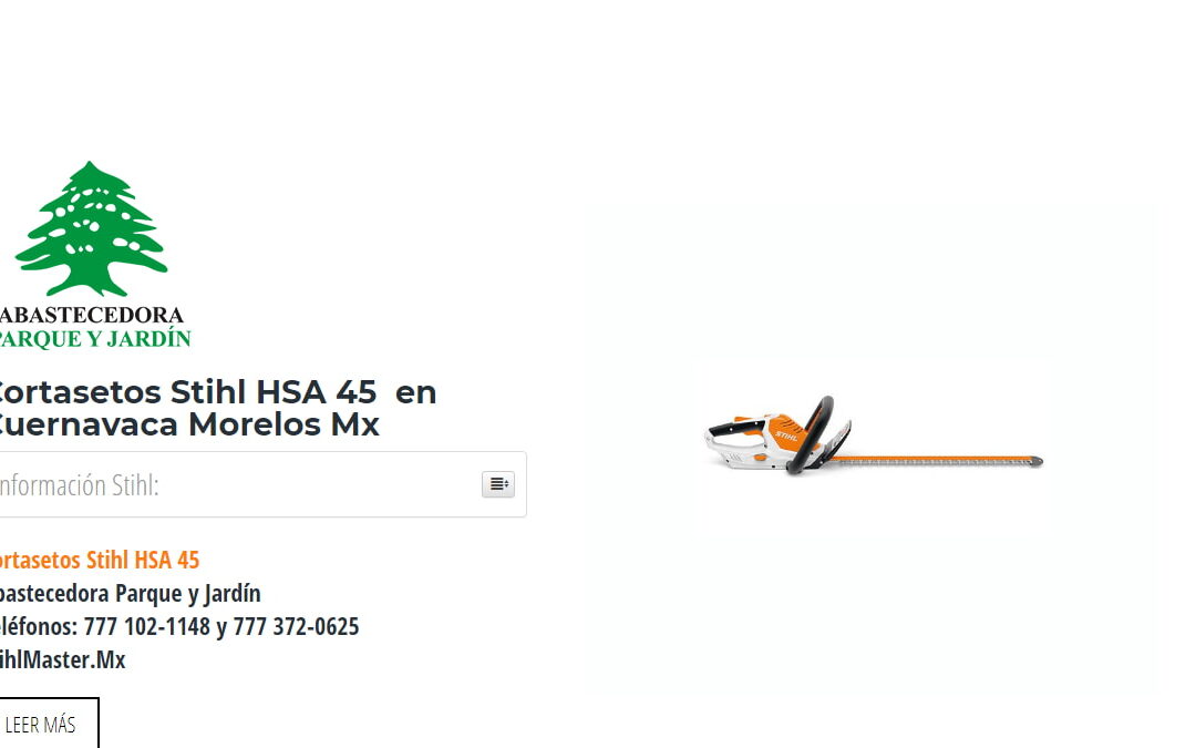 Cortasetos Stihl HSA 45  en Cuernavaca Morelos Mx