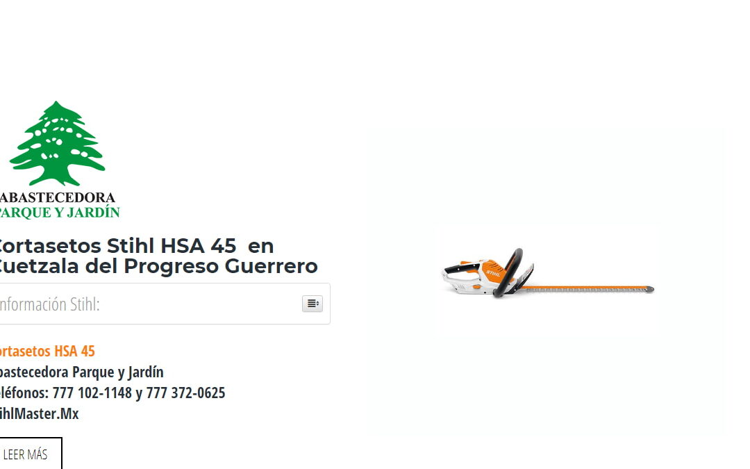 Cortasetos Stihl HSA 45  en Cuetzala del Progreso Guerrero