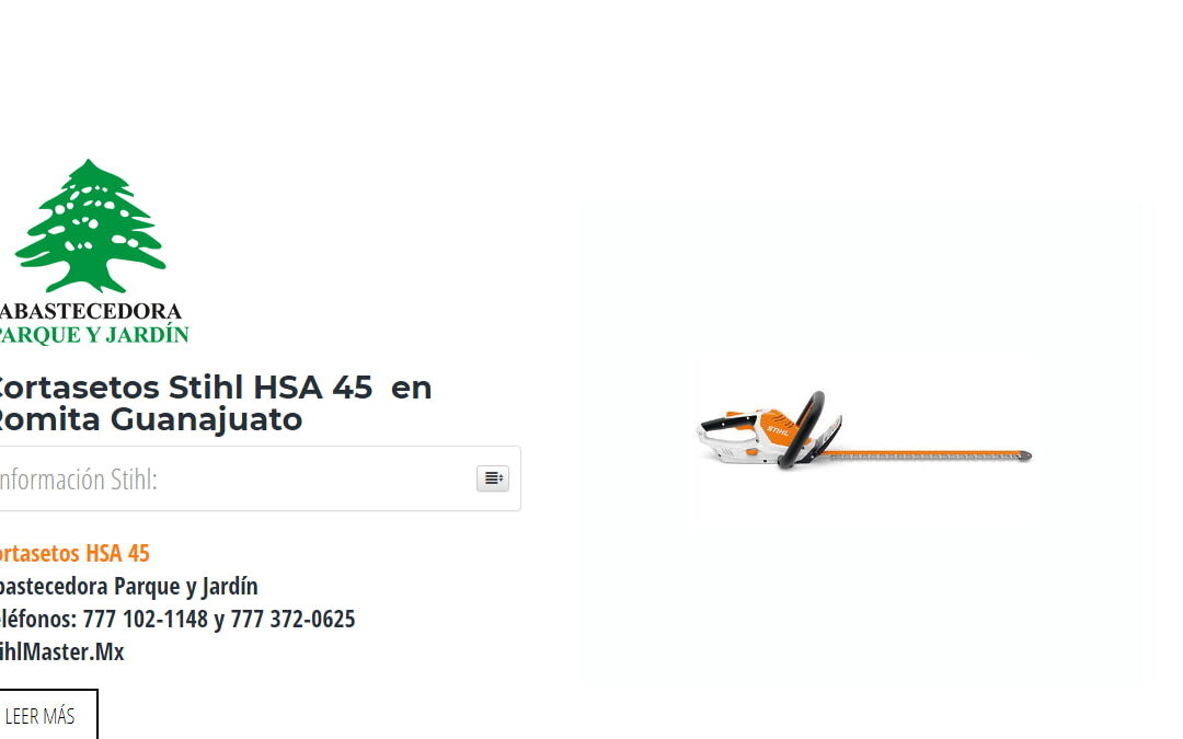 Cortasetos Stihl HSA 45  en Romita Guanajuato
