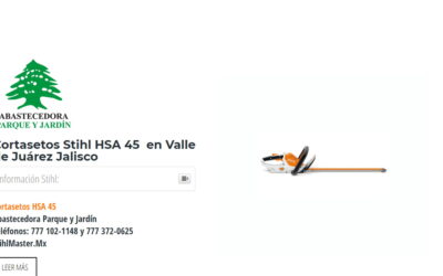 Cortasetos Stihl HSA 45 en Valle de Juárez Jalisco