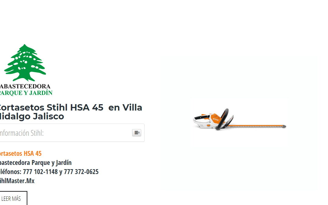 Cortasetos Stihl HSA 45  en Villa Hidalgo Jalisco