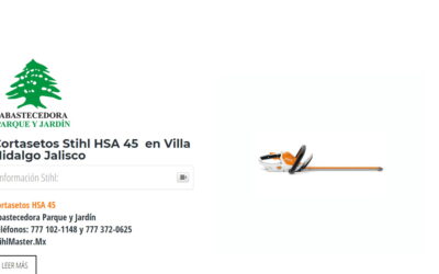 Cortasetos Stihl HSA 45 en Villa Hidalgo Jalisco