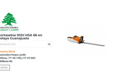 Cortasetos Stihl HSA 66 en Celaya Guanajuato
