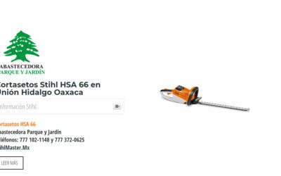 Cortasetos Stihl HSA 66 en Unión Hidalgo Oaxaca