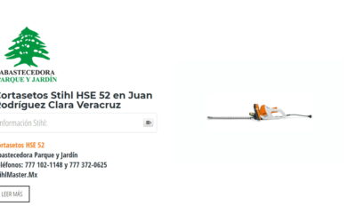 Cortasetos Stihl HSE 52 en Juan Rodríguez Clara Veracruz