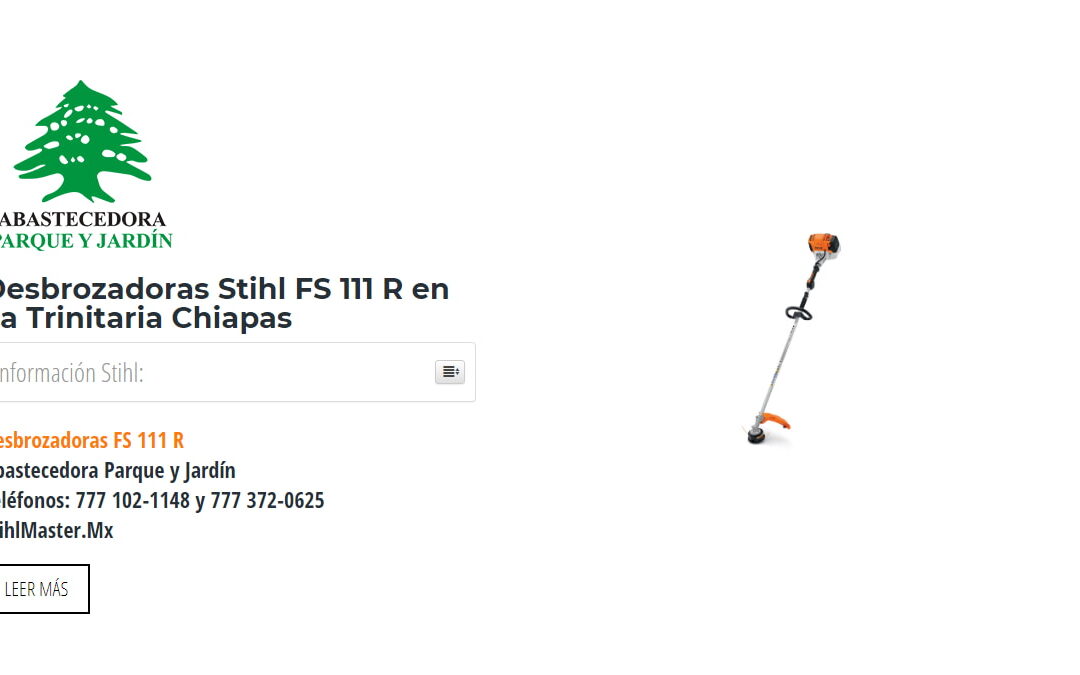 Desbrozadoras Stihl FS 111 R en La Trinitaria Chiapas